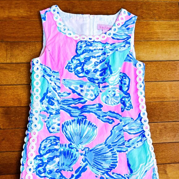 Lilly Pulitzer Pink and Blue Kids Dress - Picture 1 of 5
